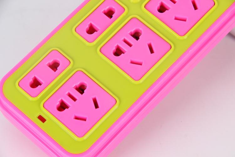 309雪牛安全插排 帶開關插座地拖線插板 十元店貨源日用百貨批發